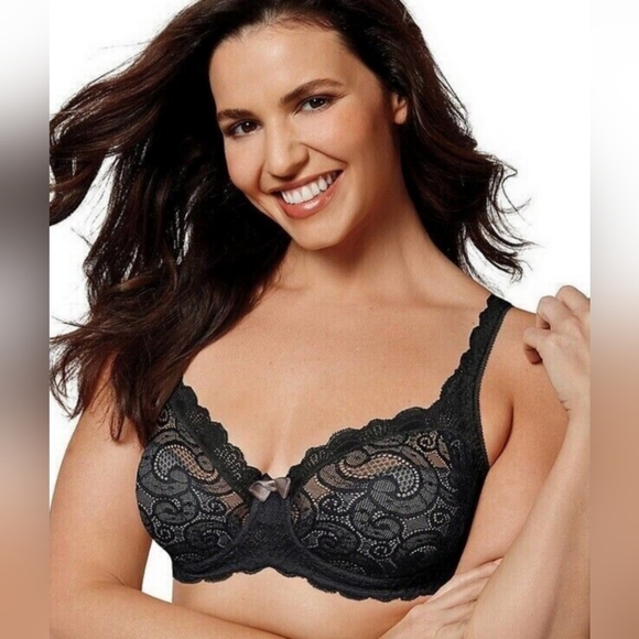 Playtex Intimates Sleepwear Playtex 36dd Black Lace Love My
